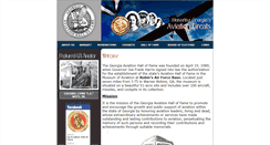 Desktop Screenshot of gaaviationhalloffame.com